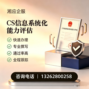 日照CS信息系统化能力评估申报服务